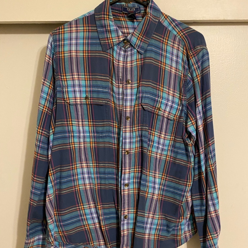 Chaps Oversized Flannel Shirt